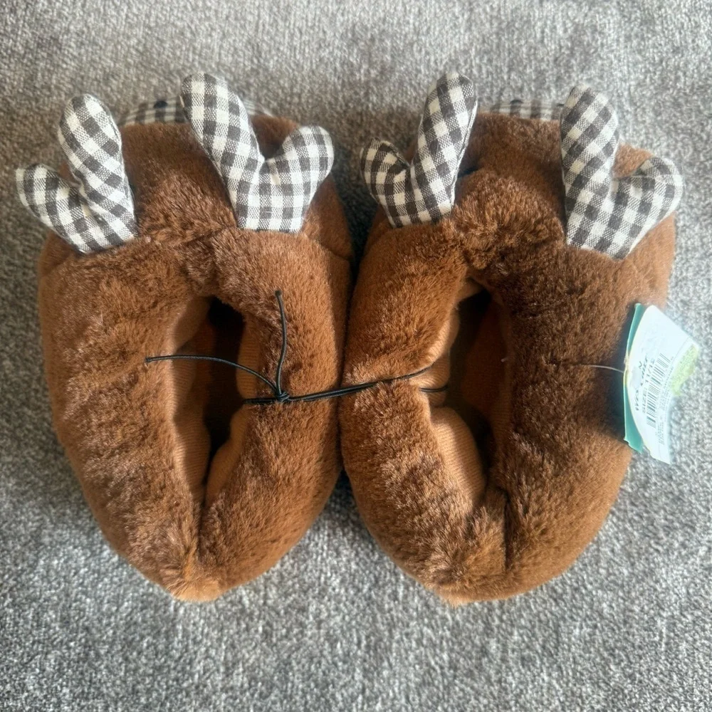 NWT Western Chief Cozy Moose toddler size 11/12 plush lightweight slippers
